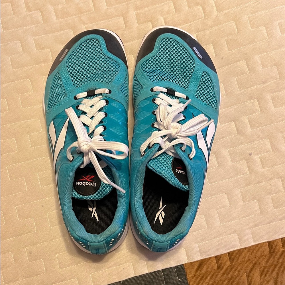 Reebok Women's Teal and White Athletic Shoes